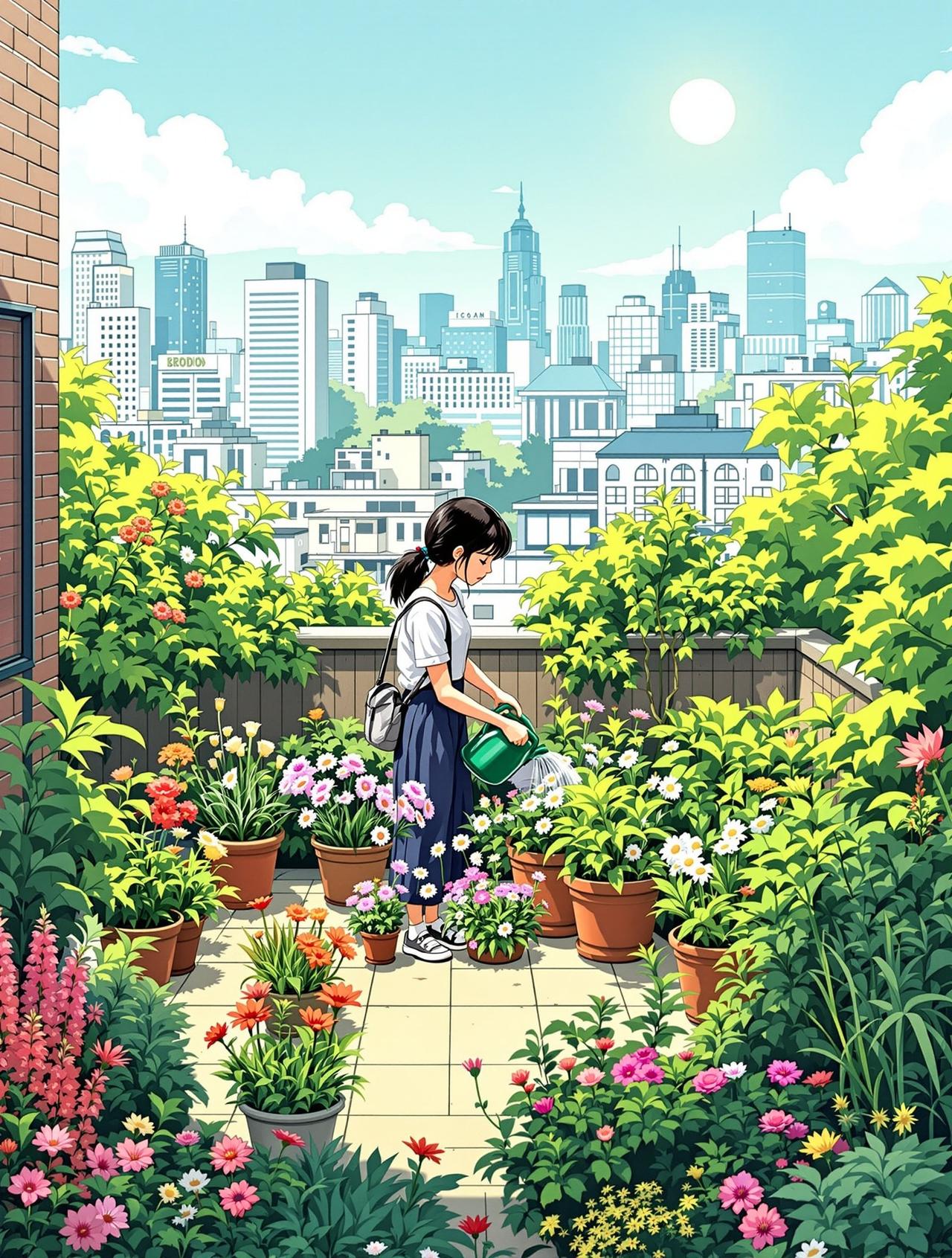 动漫天堂 - 楼顶花园 动漫天堂原创漫画《楼顶花园》- 都市、治愈、日常题材漫画在线阅读